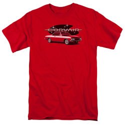 Chevy Shirt Corvair Spyda Coupe Red T-Shirt