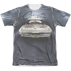 Chevy Shirt Corvette Sting Ray Poly/Cotton Sublimation Shirt Front/Back Print