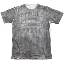 Chevy Shirt Genuine Parts Metal Bowtie Poly/Cotton Sublimation Shirt