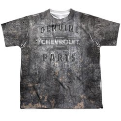 Chevy Shirt Genuine Parts Metal Bowtie Sublimation Youth Shirt