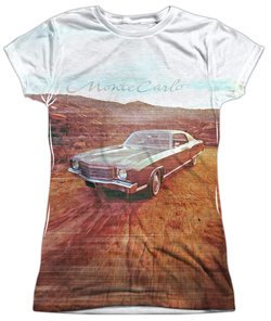 Chevy Shirt Monte Carlo Old Photo Sublimation Juniors Shirt