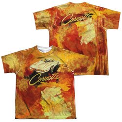 Chevy Shirt Painted Stingray Sublimation Youth Shirt Front/Back Print