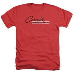 Chevy Shirt Retro Stingray Heather Red T-Shirt