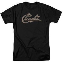 Chevy Shirt Script Black T-Shirt