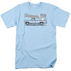 Chevy Shirt Silverado Light Blue T-Shirt