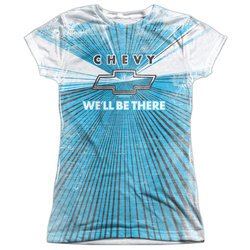 Chevy Shirt We'll Be There Sublimation Juniors Shirt