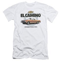 El Camino Chevy Slim Fit Shirt Also A Truck White T-Shirt