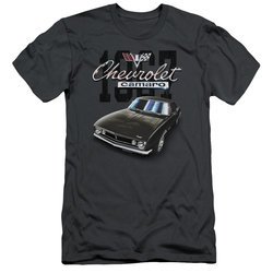 Chevy Slim Fit Shirt Chevrolet Classic Camaro Charcoal T-Shirt