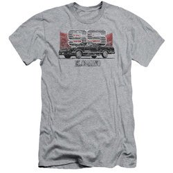 Chevy Slim Fit Shirt El Camino SS Sports Grey T-Shirt