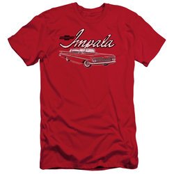 Chevy Slim Fit Shirt Impala Red T-Shirt
