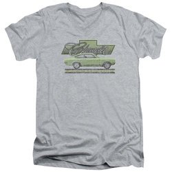 Chevy Slim Fit V-Neck Shirt Vega Car Of The Year 71 Athletic Heather T-Shirt