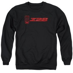 Chevy Sweatshirt Camaro Z28 Logo Adult Black Sweat Shirt