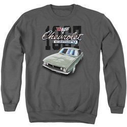 Chevy Sweatshirt Chevrolet 1967 Classic Camaro Adult Charcoal Sweat Shirt