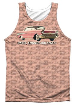 Chevy Tank Top Bel Air Sweet Smooth And Sassy Sublimation Tanktop Front/Back Print