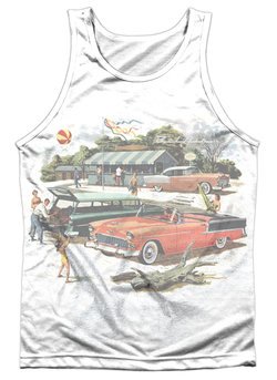 Chevy Tank Top Bel Air Washed Out Classic Cars Sublimation Tanktop