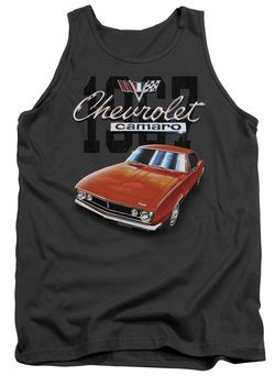 Chevy Tank Top Chevrolet 1967 Red Classic Camaro Charcoal Tanktop