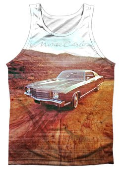 Chevy Tank Top Monte Carlo Old Photo Sublimation Tanktop