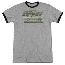 Chevy Vega Car Of The Year 71 Athletic Heather Ringer Shirt