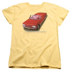 Chevy Womens Shirt 1962 Corvair Banana T-Shirt