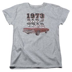 Chevy Womens Shirt Car Of The Year Sports Grey T-Shirt