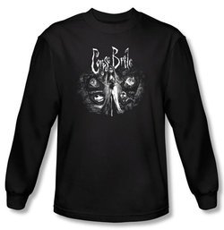 Corpse Bride Long Sleeve T-Shirt Warner Bros Bride To Be Black Shirt