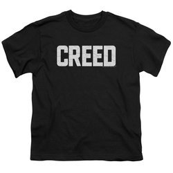 Creed Kids Shirt Cracked Logo Poster Black T-Shirt