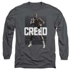 Creed Long Sleeve Shirt Adonis Johnson Final Round Charcoal Tee T-Shirt