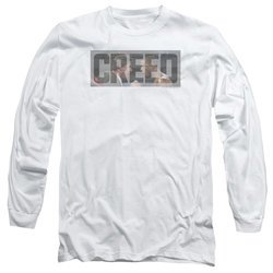 Creed Long Sleeve Shirt Pep Talk White Tee T-Shirt