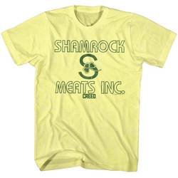 Creed Shirt Shamrock Meats Light Yellow T-Shirt