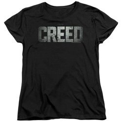 Creed Womens Shirt Logo Black T-Shirt