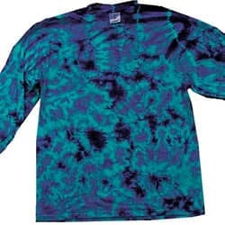 Click to get Crinkle Blue Adult Unisex Tie Dye Long Sleeve Shirt