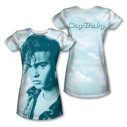 Cry Baby Crying Cloud Sublimation Juniors Shirt Front/Back Print