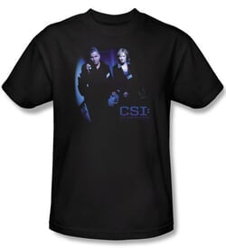 Click to get CSI Tshirt  At The Scene Adult Black Tee