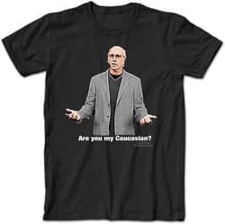 Click to get Curb Your Enthusiasm Tshirt My Caucasian Adult Black Tee