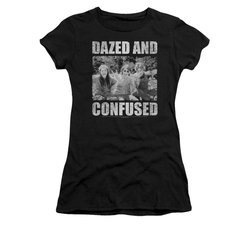 Dazed And Confused Shirt Juniors Rock On Black Tee T-Shirt