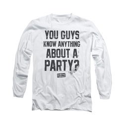 Dazed And Confused Shirt Party Time Long Sleeve White Tee T-Shirt