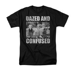 Dazed And Confused Shirt Rock On Adult Black Tee T-Shirt