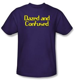Dazed And Confused T-Shirt Dazed Logo Adult Purple Tee Shirt