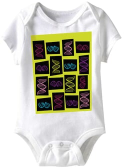 Click to get DNA Stuff Funny Baby Romper White Infant Babies Creeper