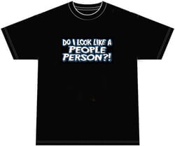 Click to get Do I Look Like a People Person Funny Humor Adult Tshirt