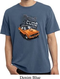Dodge 1970 Plymouth Hemi Cuda Pigment Dyed Shirt
