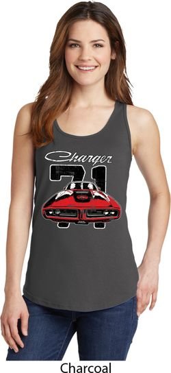 Dodge 1971 Charger Ladies Tank Top