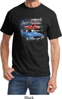 Dodge American Muscle Blue and Red Shirt