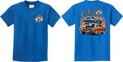 Dodge Blue and Orange Super Bee (Front & Back) Youth T-shirt