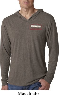 Dodge Brothers Pocket Print Lightweight Hoodie Shirt