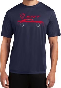 Dodge Challenger SRT Silhouette Dry Wicking T-shirt