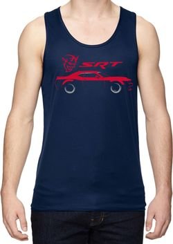 Dodge Challenger SRT Silhouette Dry Wicking Tank Top