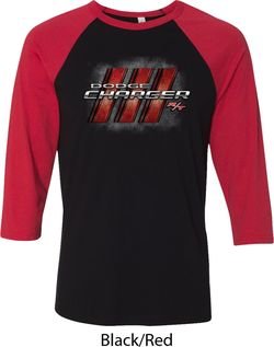 Dodge Charger RT Logo Mens Raglan Shirt