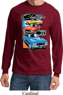 Dodge Shirt Challenger Trio Long Sleeve Tee T-Shirt