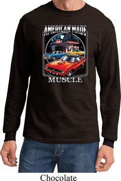 Dodge Shirt Chrysler American Made Long Sleeve Tee T-Shirt